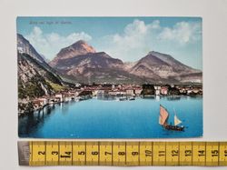 Äldre vykort Riva sul lago di Garda.