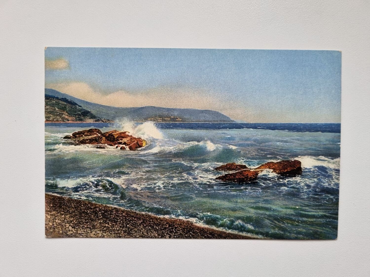 Äldre vykort Riviera di Ponente. Bordighera