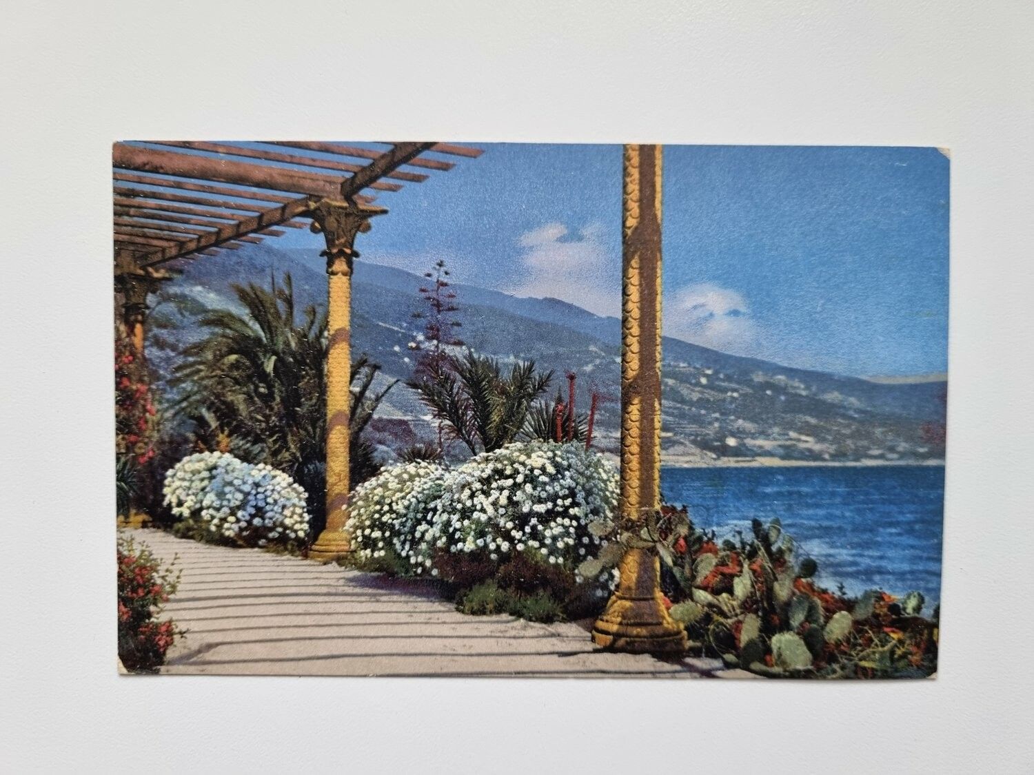 Äldre vykort Riviera di Ponente. Bordighera