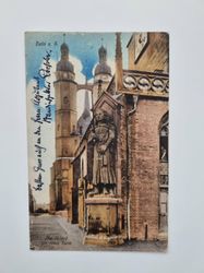 Äldre vykort Roland am roten Turm, 1913