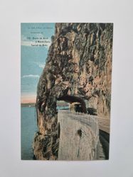 Äldre vykort Route de Nice à Monte-Carlo Tunnel de Mala
