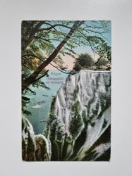Äldre vykort Rügen. Königsstuhl mit Schlucht