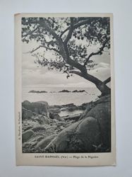 Äldre vykort SAINT-RAPHAEL (Var) - Plage de la Péguiére