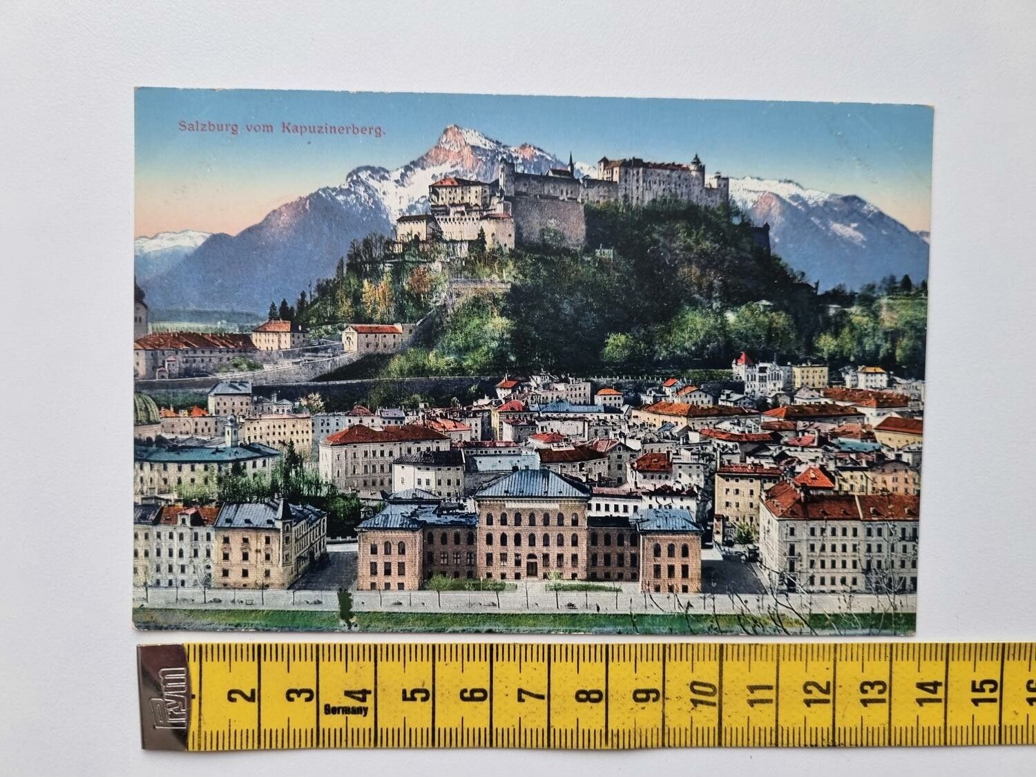 Äldre vykort Salzburg vom Kapuzinerberg