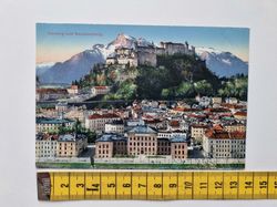 Äldre vykort Salzburg vom Kapuzinerberg