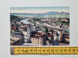 Äldre vykort Salzburg von der Festung