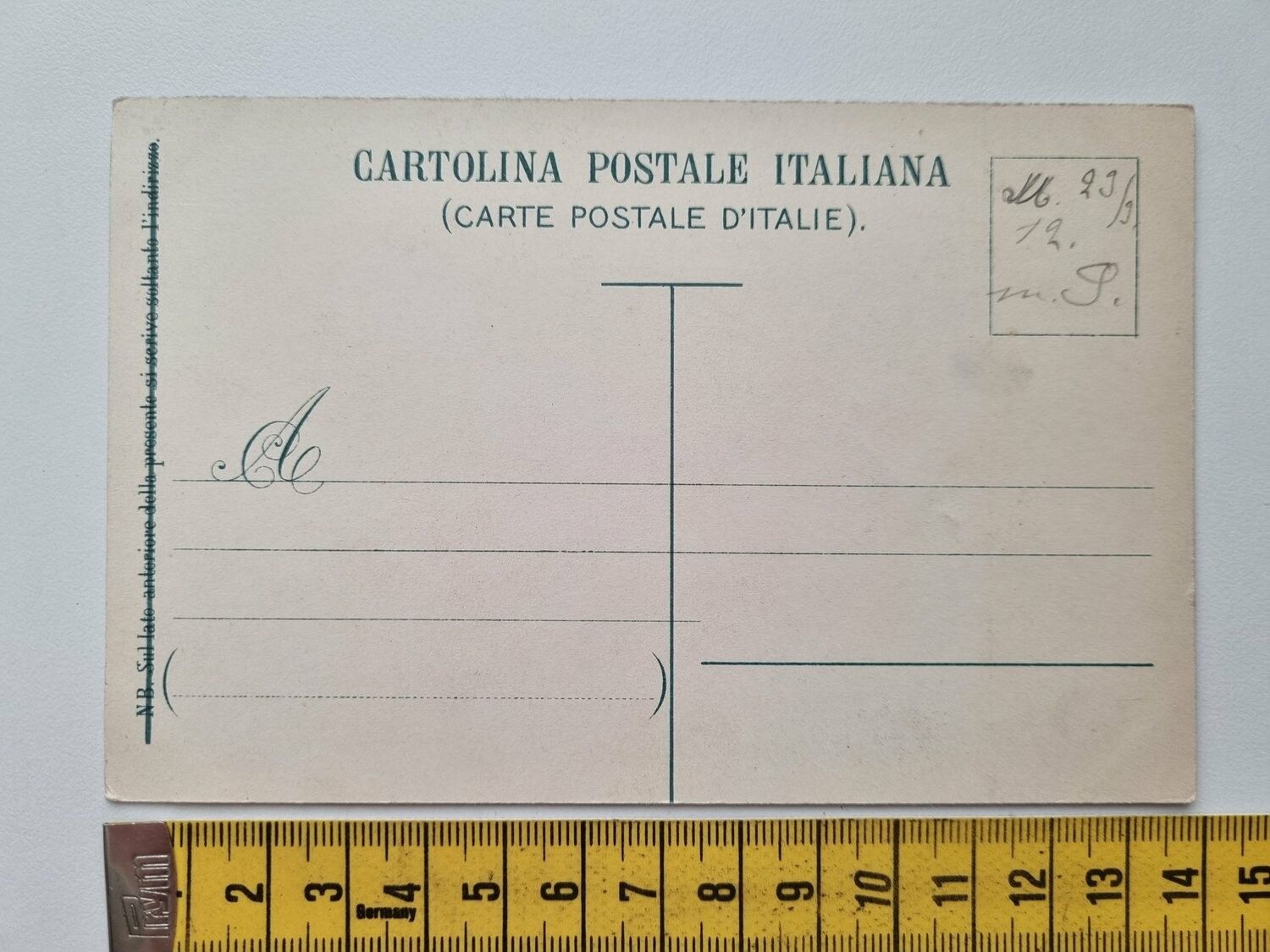 Äldre vykort San Remo. Lavandaie Italiane