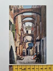 Äldre vykort San Remo. Via DelIa Palla