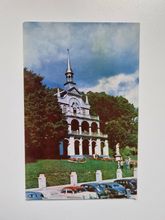 Äldre vykort Scala Santa Ste-Anne-De-Beaupre, Quebec