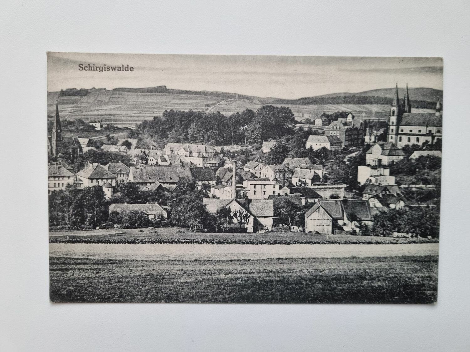 Äldre vykort Schirgiswalde