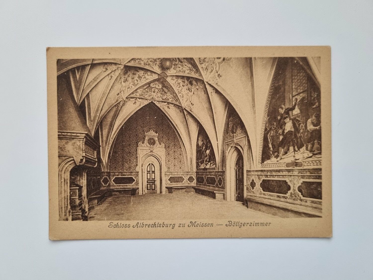 Äldre vykort Schloss Albrechtsburg zu Meissen