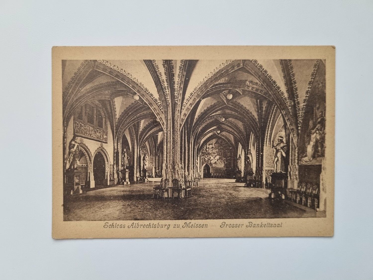 Äldre vykort Schloss Albrechtsburg zu Meissen