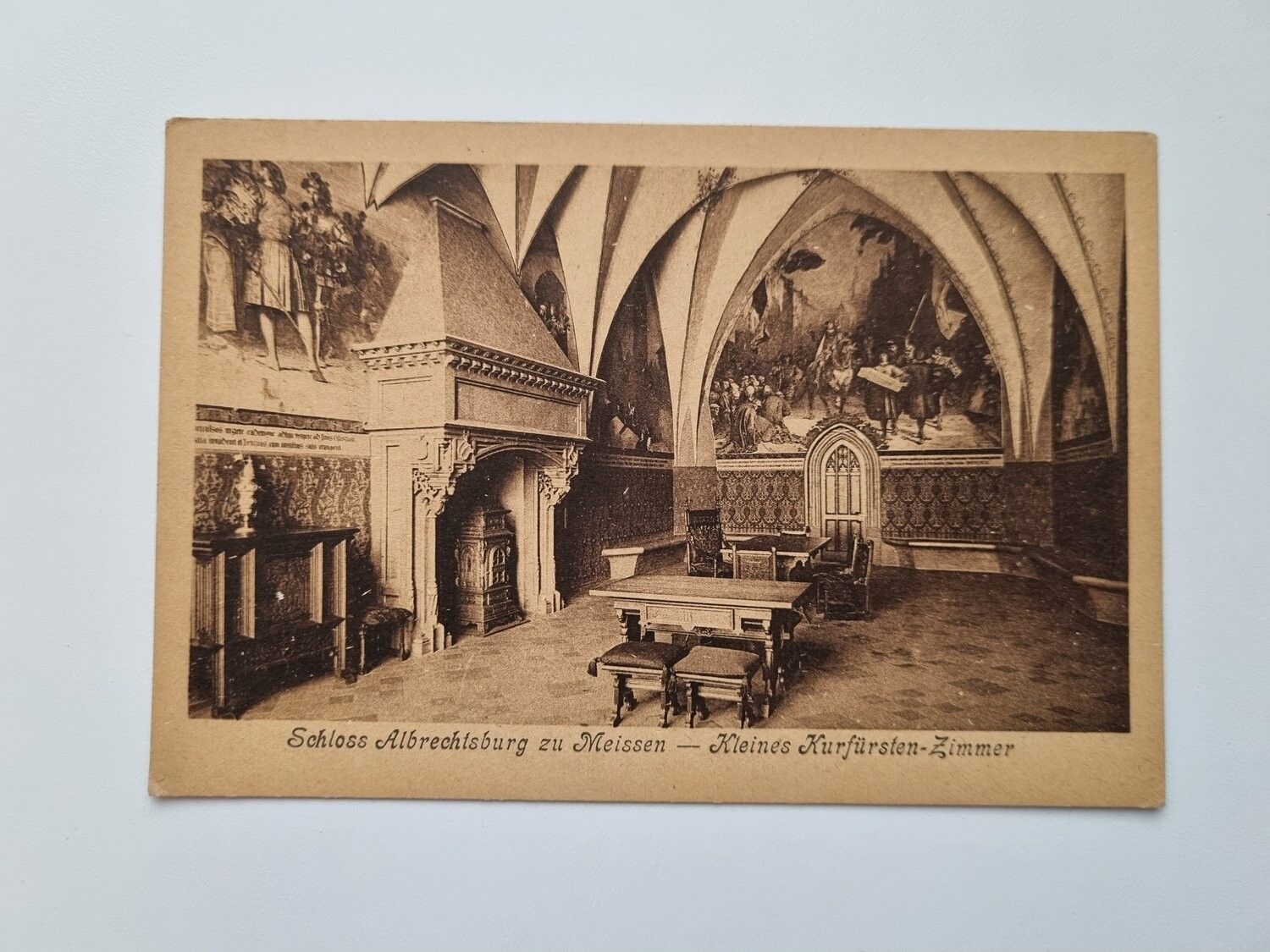 Äldre vykort Schloss Albrechtsburg zu Meissen