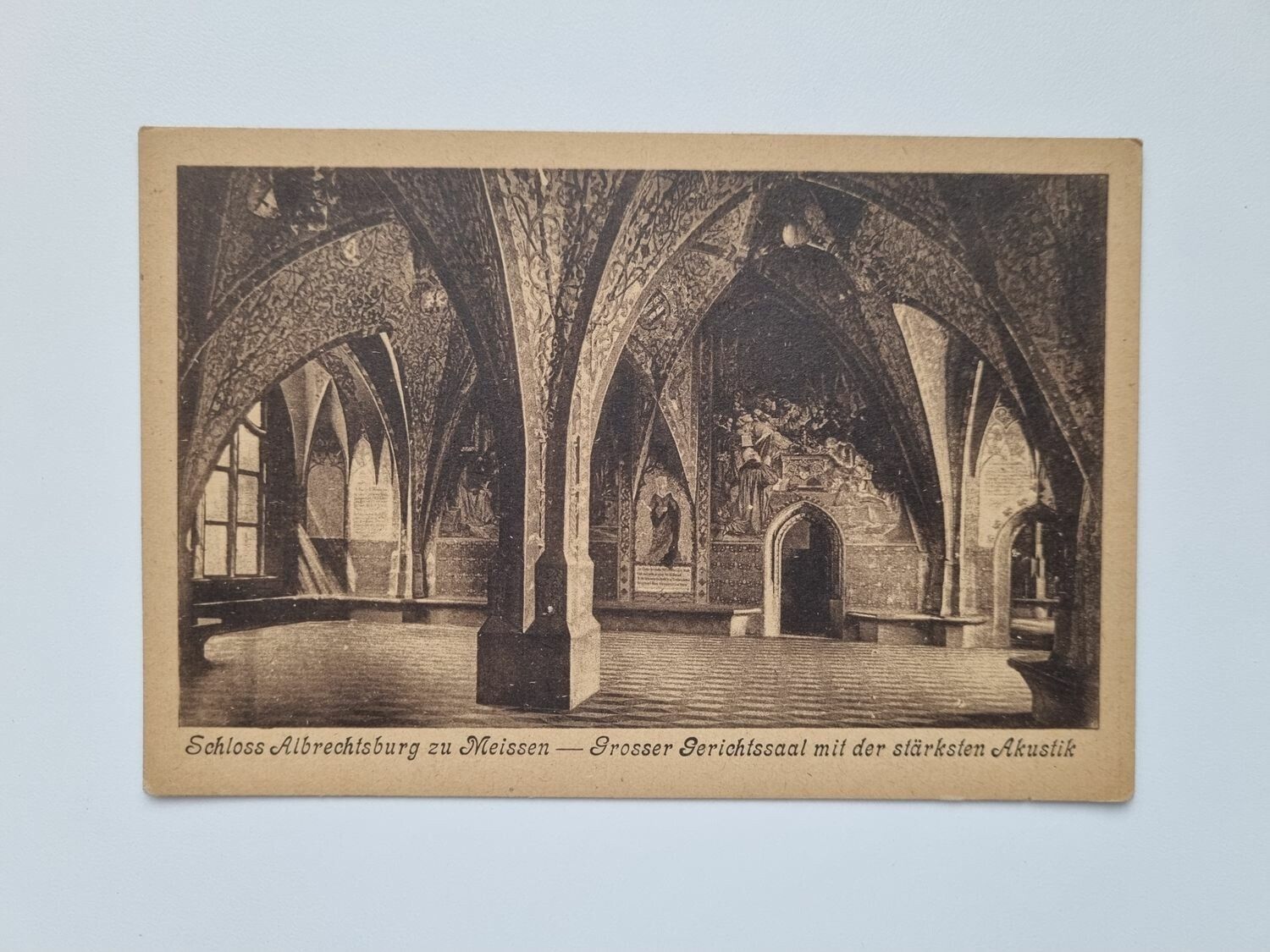 Äldre vykort Schloss Albrechtsburg zu Meissen