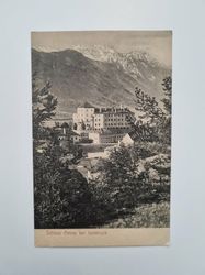 Äldre vykort Schloss Amras bei Innsbruck
