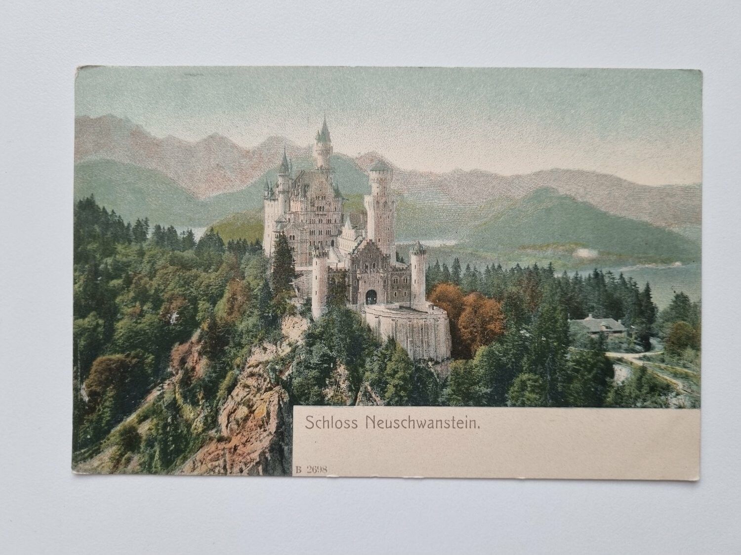 Äldre vykort Schloss Neuschwanstein