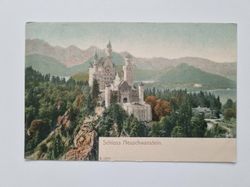 Äldre vykort Schloss Neuschwanstein