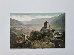 Äldre vykort Schloß Tirol mit Brunnenburg