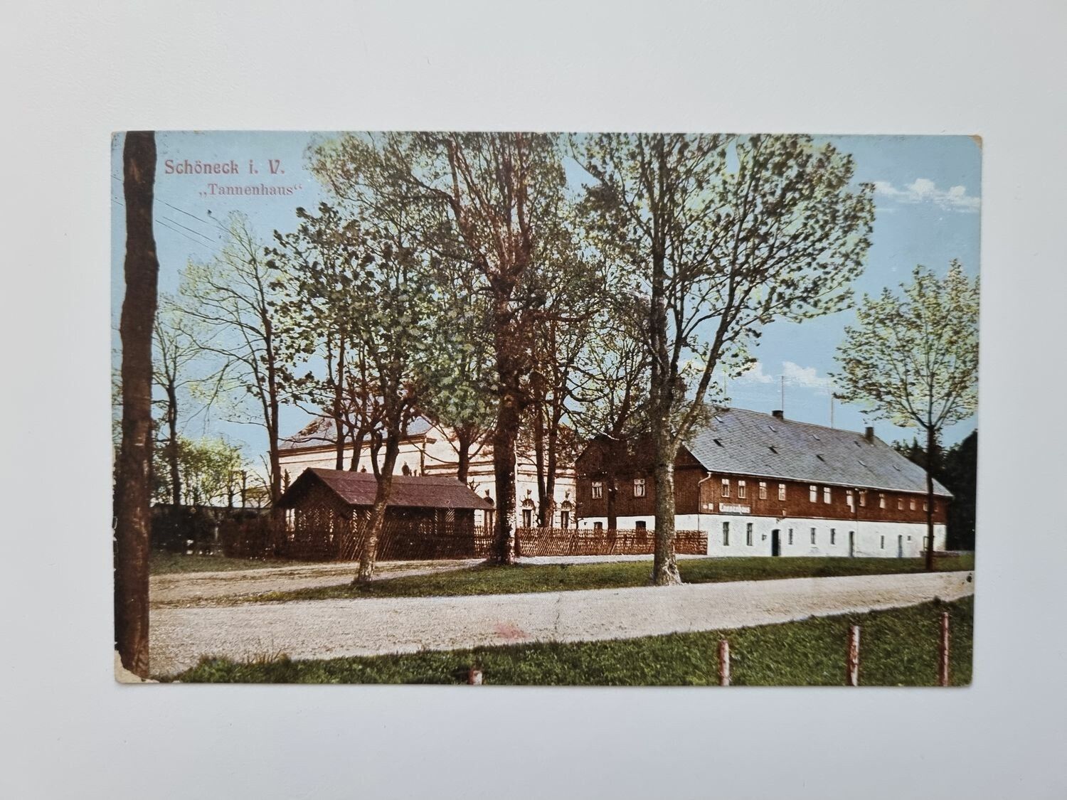 Äldre vykort Schöneck i. V. Tannenhaus