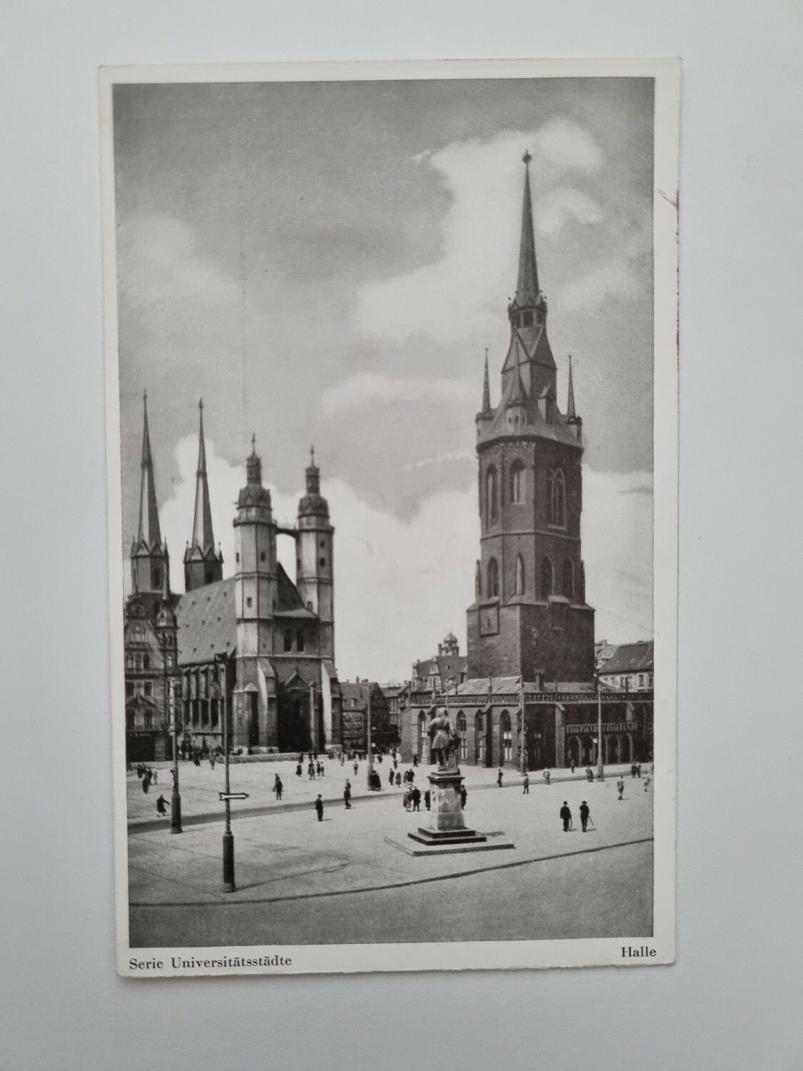 Vykort Serie Universitätsstädte Halle