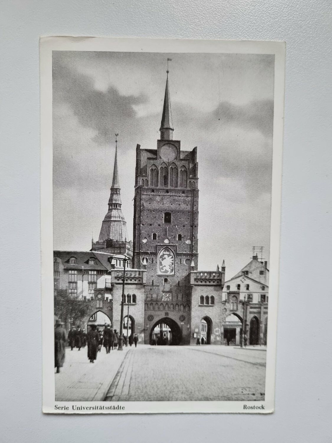 Äldre vykort Serie Universitätsstädte Rostock