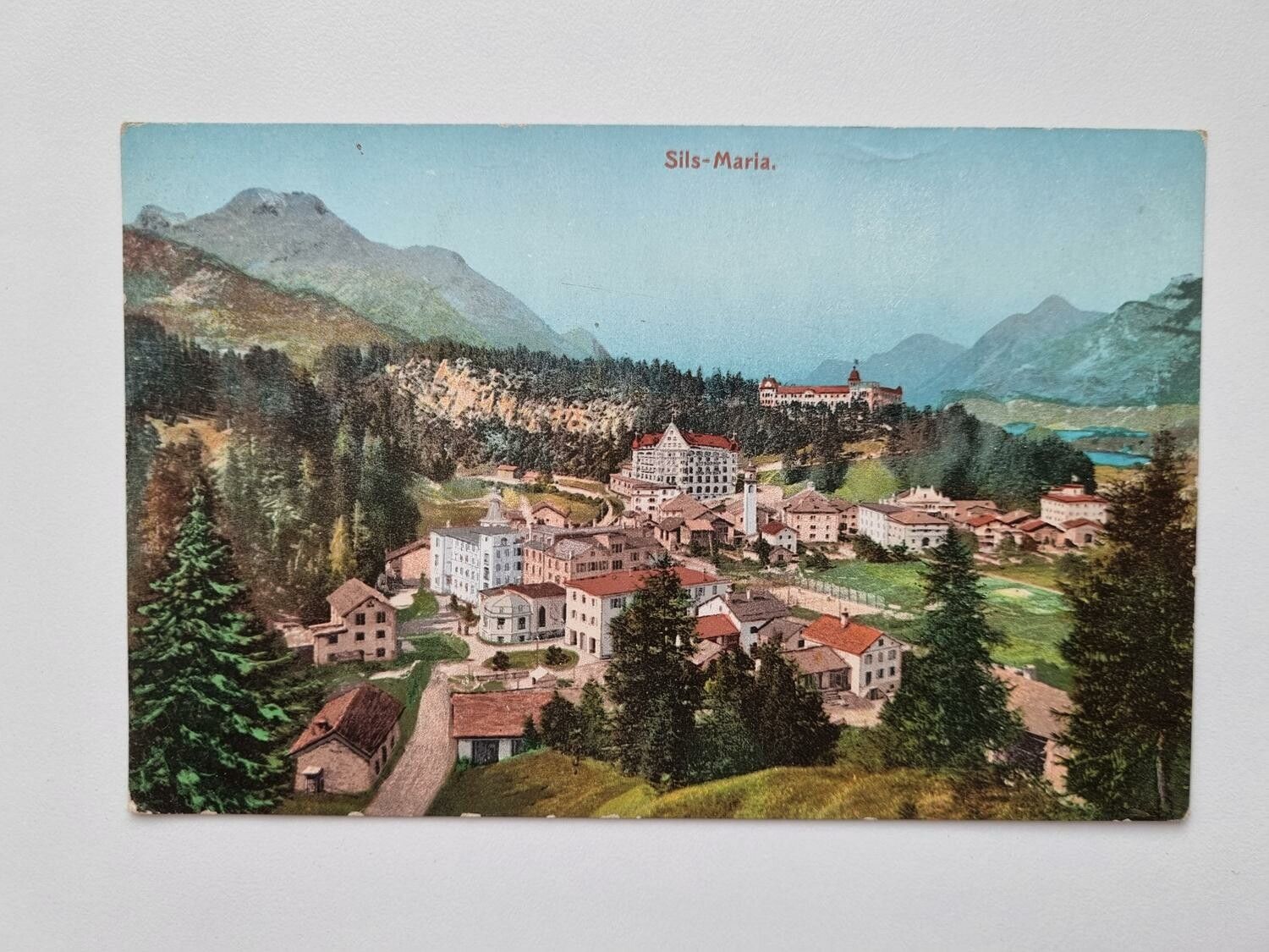Äldre vykort Sils-Maria