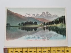 Äldre vykort Silvaplana und Piz della Margna