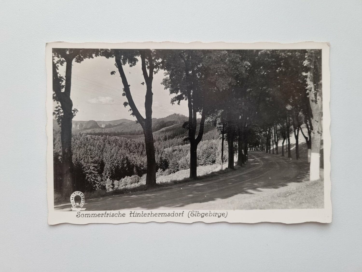 Äldre vykort Sommerfrische Hinterhermsdorf (Elbgebirge)