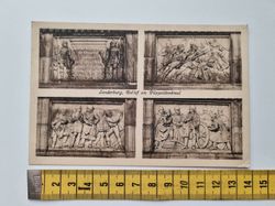 Äldre vykort Sonderburg, Relief am Düppeldenkmal