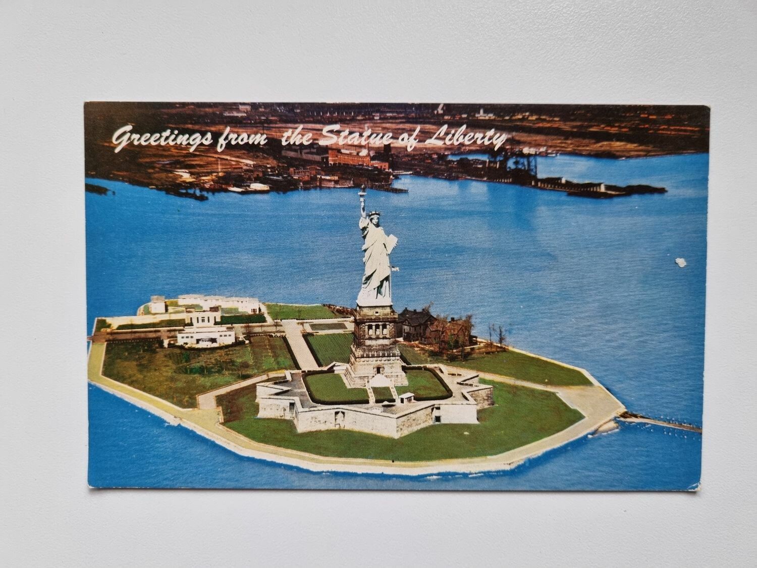 Äldre vykort STATUE OF LIBERTY, Bedloe's Island