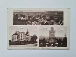 Äldre vykort Steinigtwolmsdorf i. Sa. Gesamtansicht