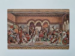 Äldre vykort stämplat 1913, Wartburg, Sängersaal