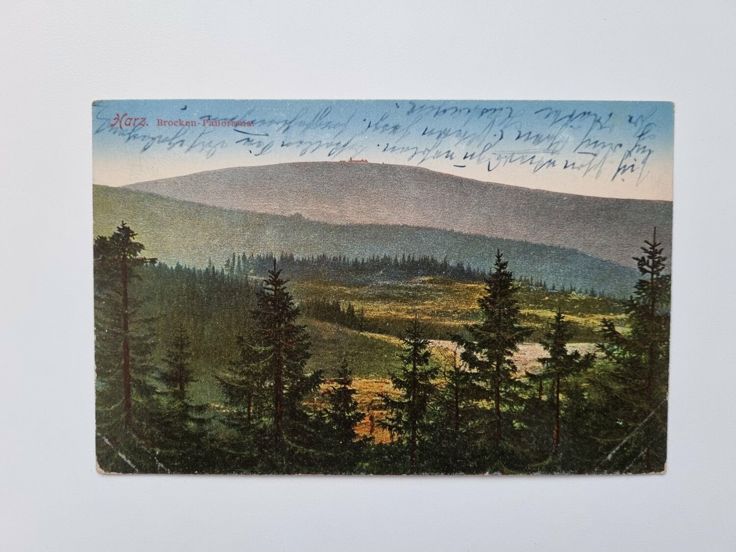 Äldre vykort stämplat 1915