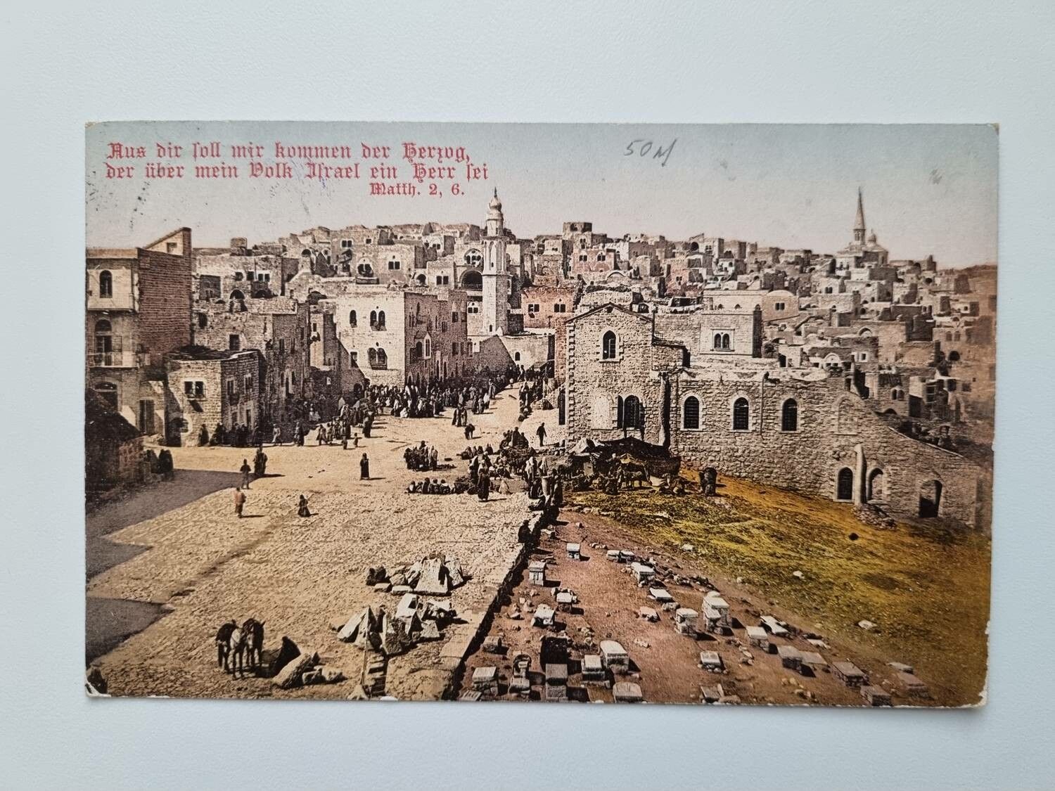 Äldre vykort stämplat 1911