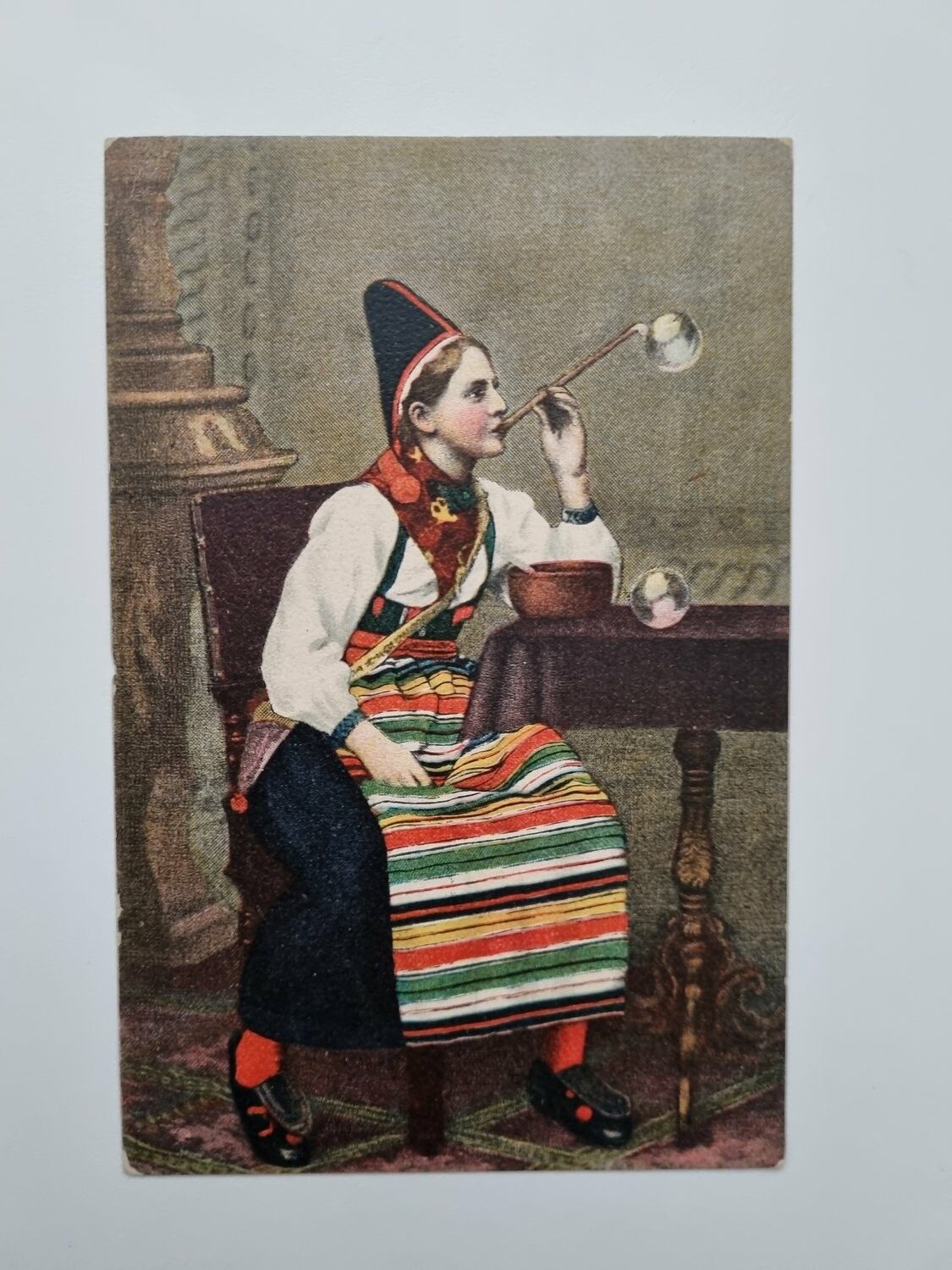 Äldre vykort stämplat 1918