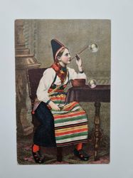 Äldre vykort stämplat 1918