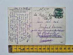 Äldre vykort stämplat 1915