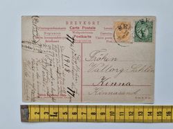 Äldre vykort stämplat 1918