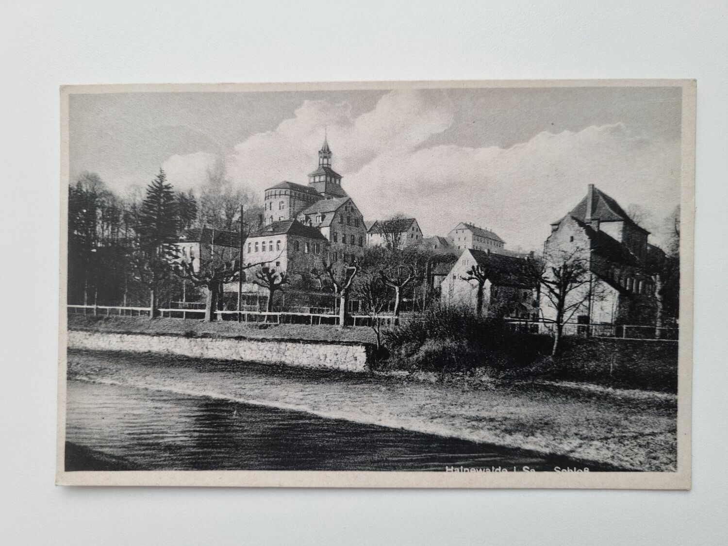 Äldre vykort Stämplat 1944, adresserat Dresden