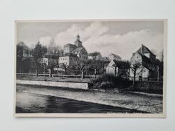 Äldre vykort Stämplat 1944, adresserat Dresden