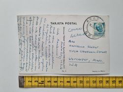 Äldre vykort stämplat 1956