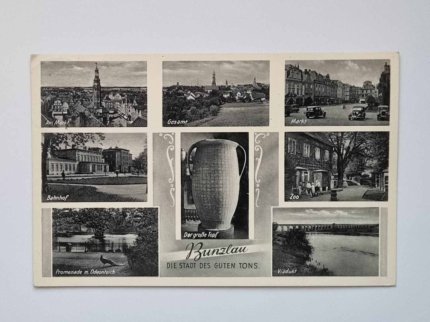 Äldre vykort stämplat 1940