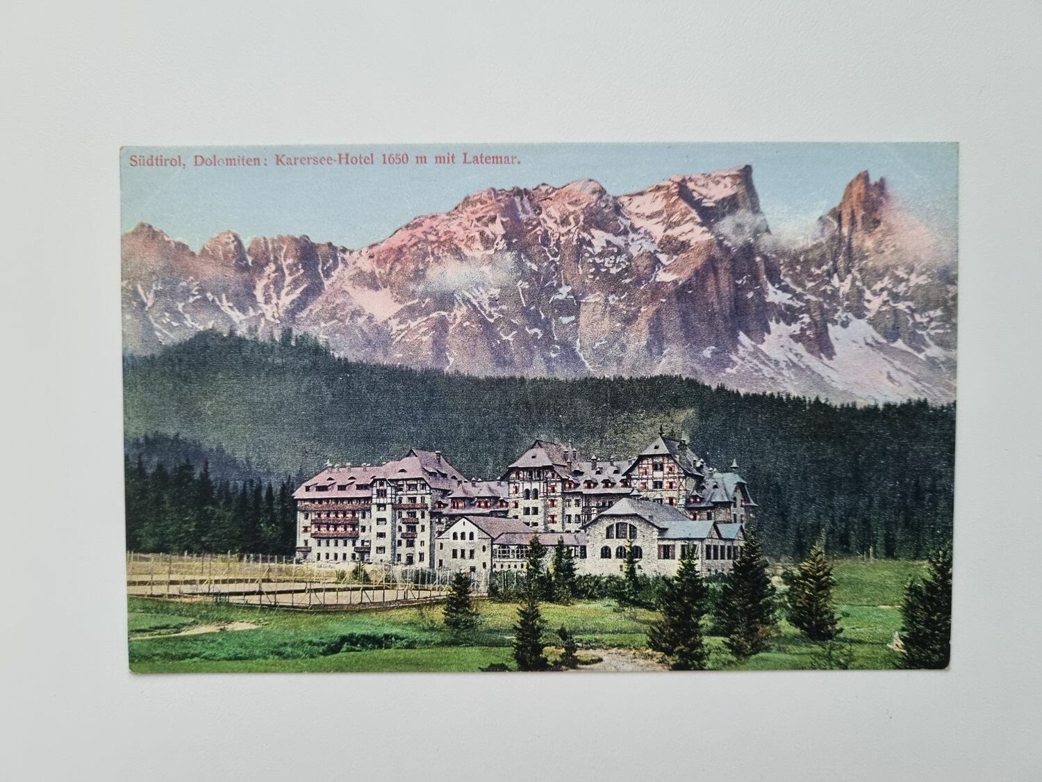 Äldre vykort Südtirol, Dolomiten