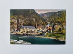 Äldre vykort Sächs. Böhm. Schweiz. Merrnikretschen