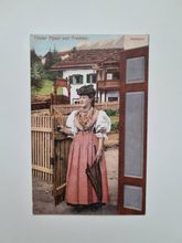 Äldre vykort Tiroler Typen und Trachten: Ampezzo