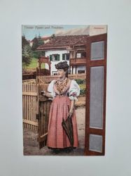 Äldre vykort Tiroler Typen und Trachten: Ampezzo