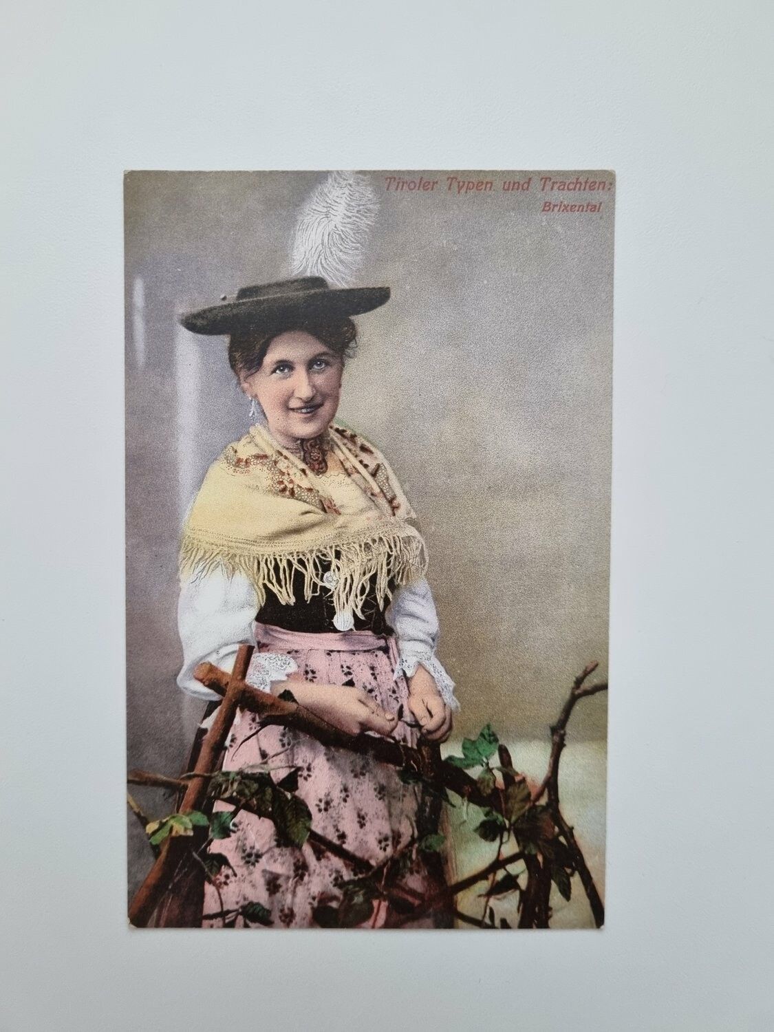 Äldre vykort Tiroler Typen und Trachten: Brixental