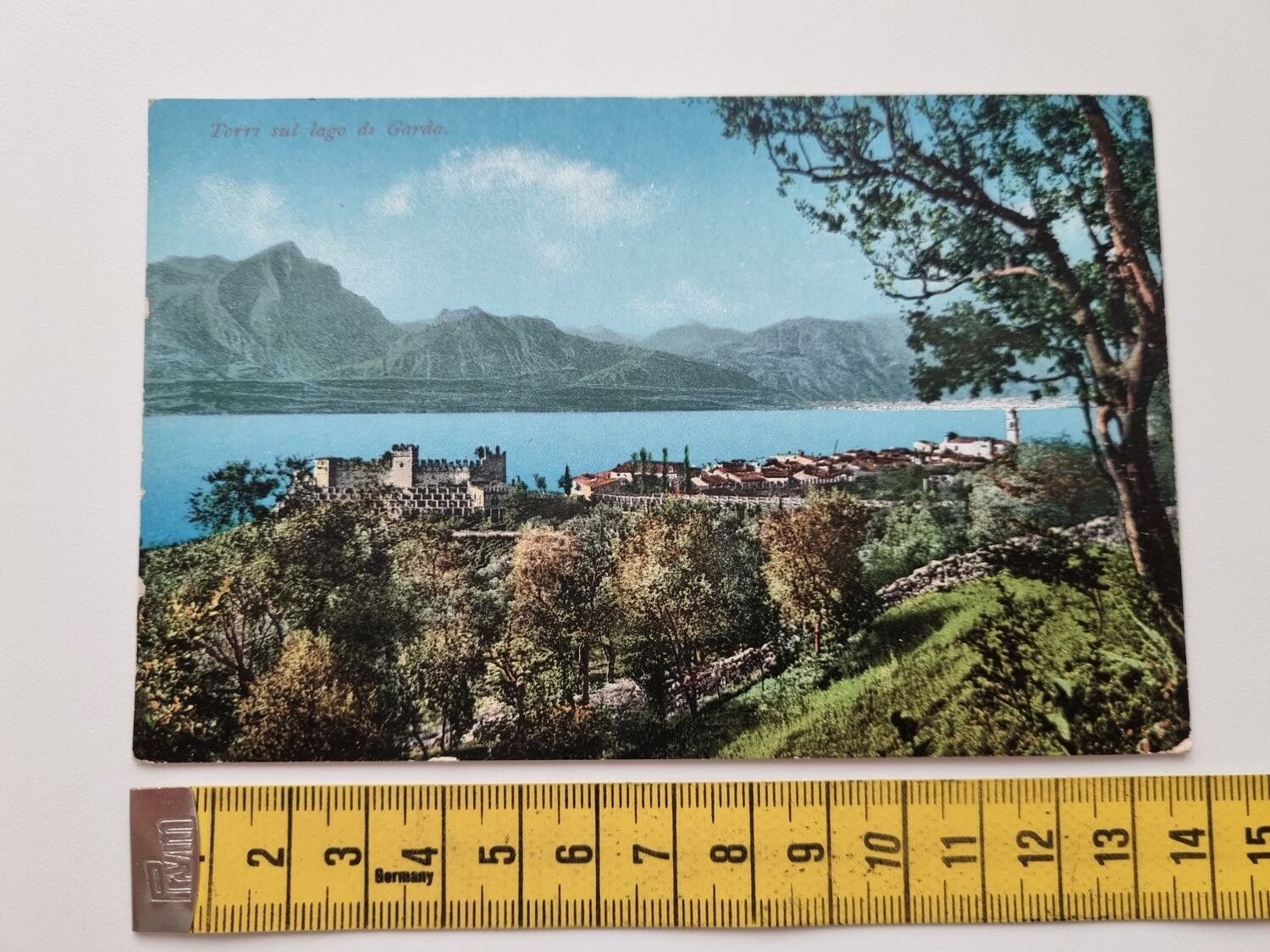 Äldre vykort Torri sul lage da Garda