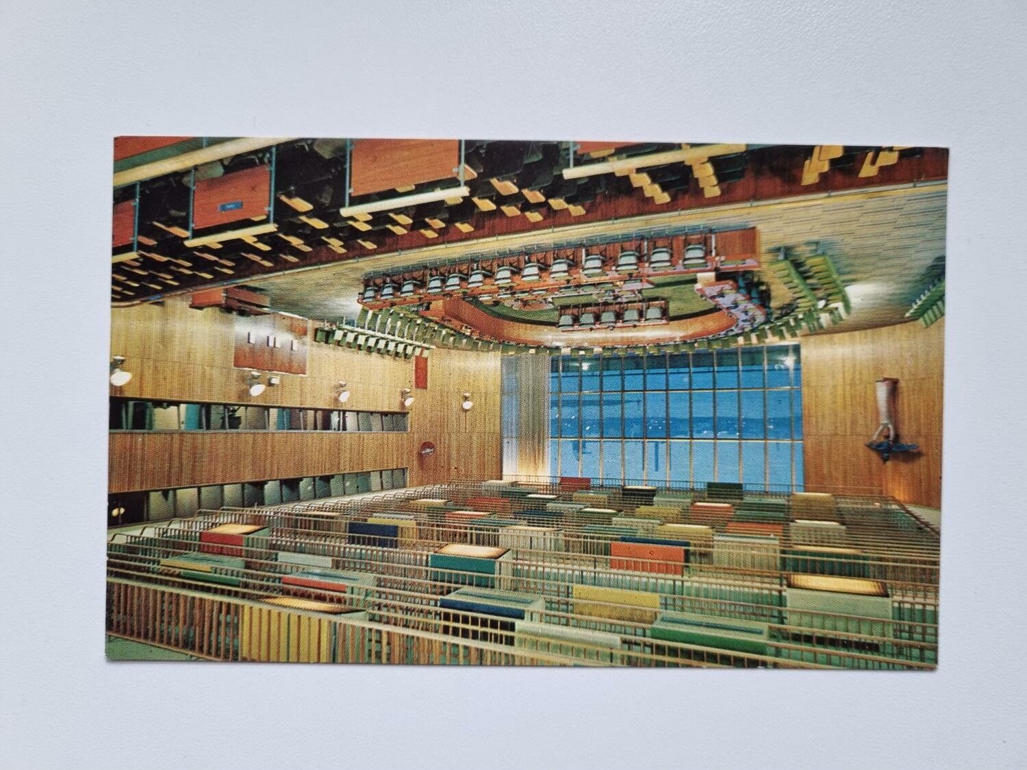 Äldre vykort Trusteeship Council Chamber