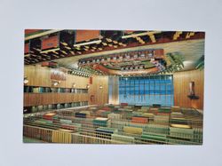 Äldre vykort Trusteeship Council Chamber